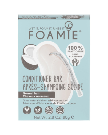 Foamie Shake your Coconuts - Твердый кондиционер для нормальных волос 80 г - hairs-russia.ru
